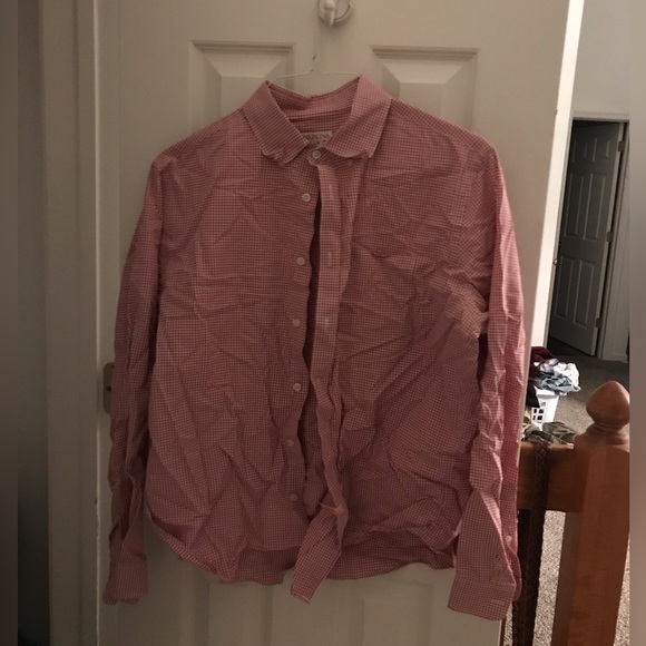 Merona Other - Merona's Men Red Gingham Button Up Shirt Size Large
